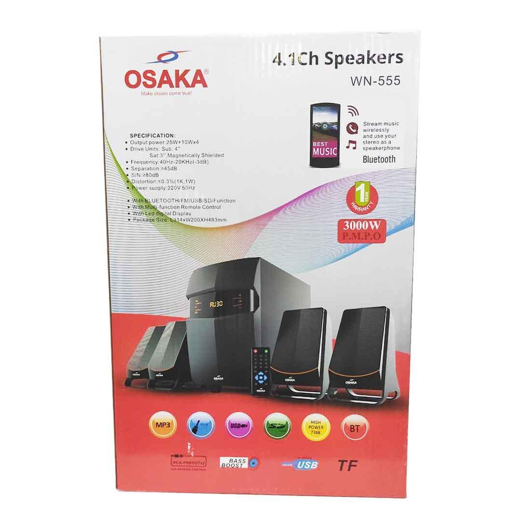 Osaka (WN-555) 4.1 Bluetooth Speaker