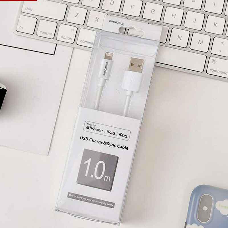 USB Charge & Sync Cable For Iphone 1m(white)