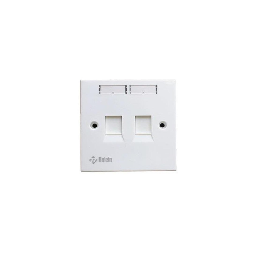 BOLEIN Face Plate Single With Cat6 RJ45 Connector