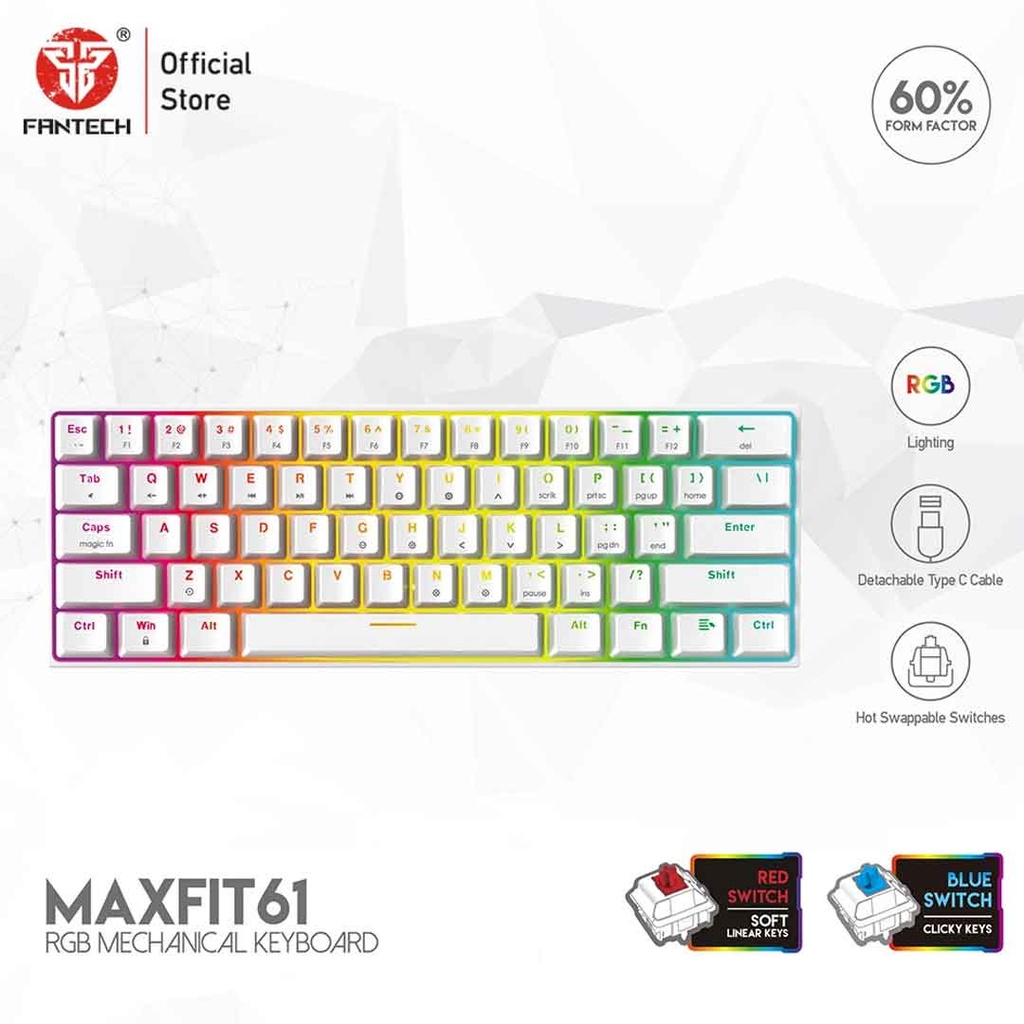 FANTECH MAXFIT61 RGB Mechanical Keyboard