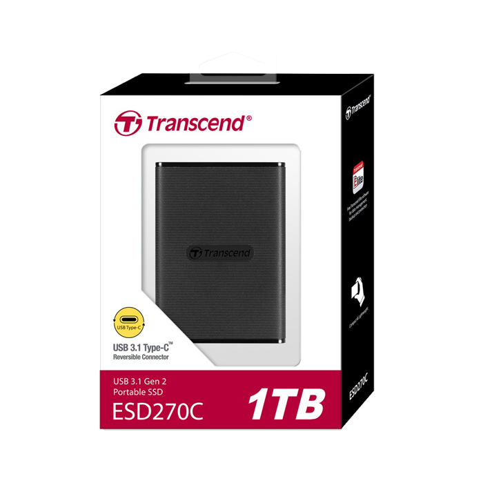 Transcend 1TB Portable SSD 3.1 (TS1TESD270C)