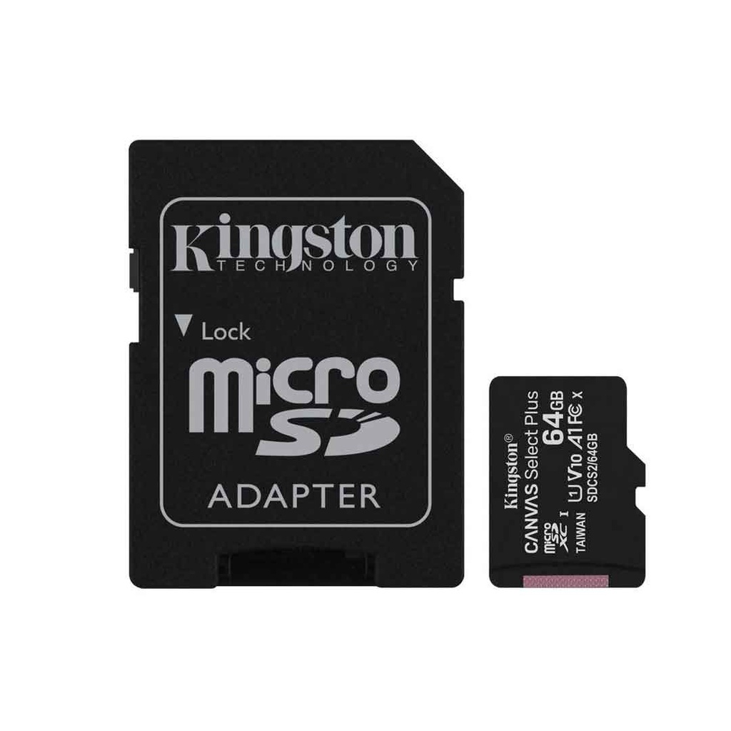Kingston Canvas Select Plus micro SD With Adapter (100MB/s)