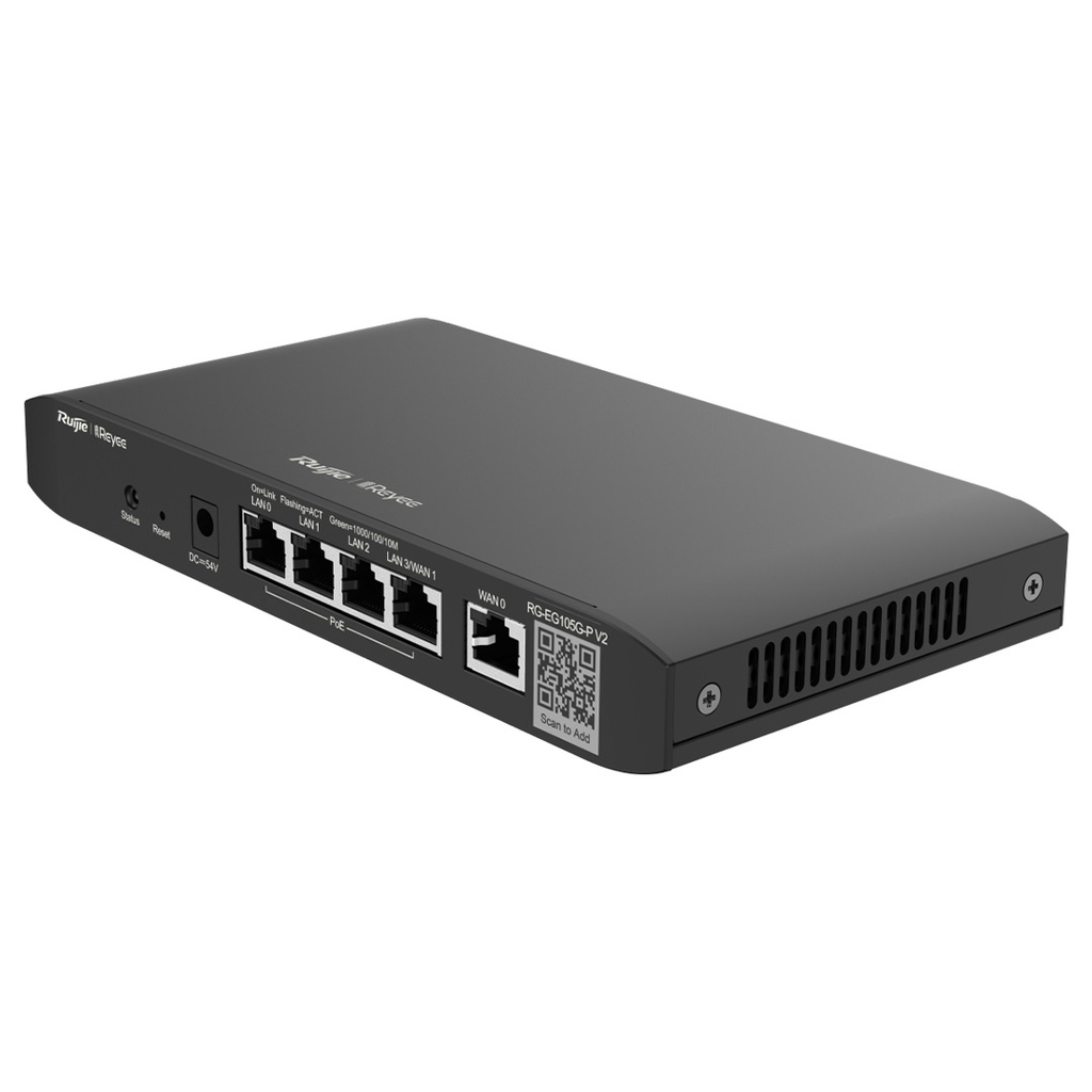 Ruijie Reyee RG-EG105G-P V2 5-Port Cloud Managed PoE Router