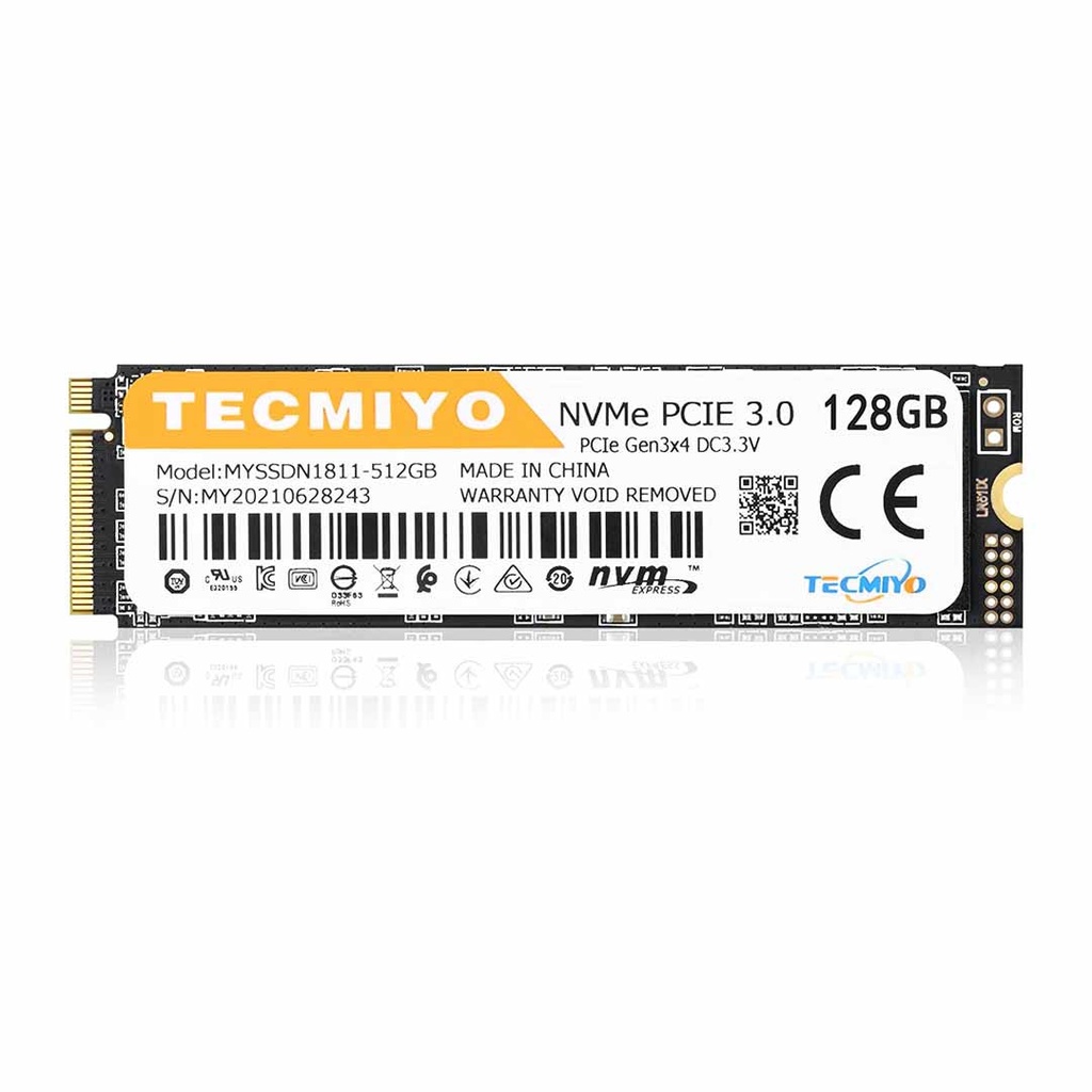 Tecmiyo 128gb M.2 NVMe SSD