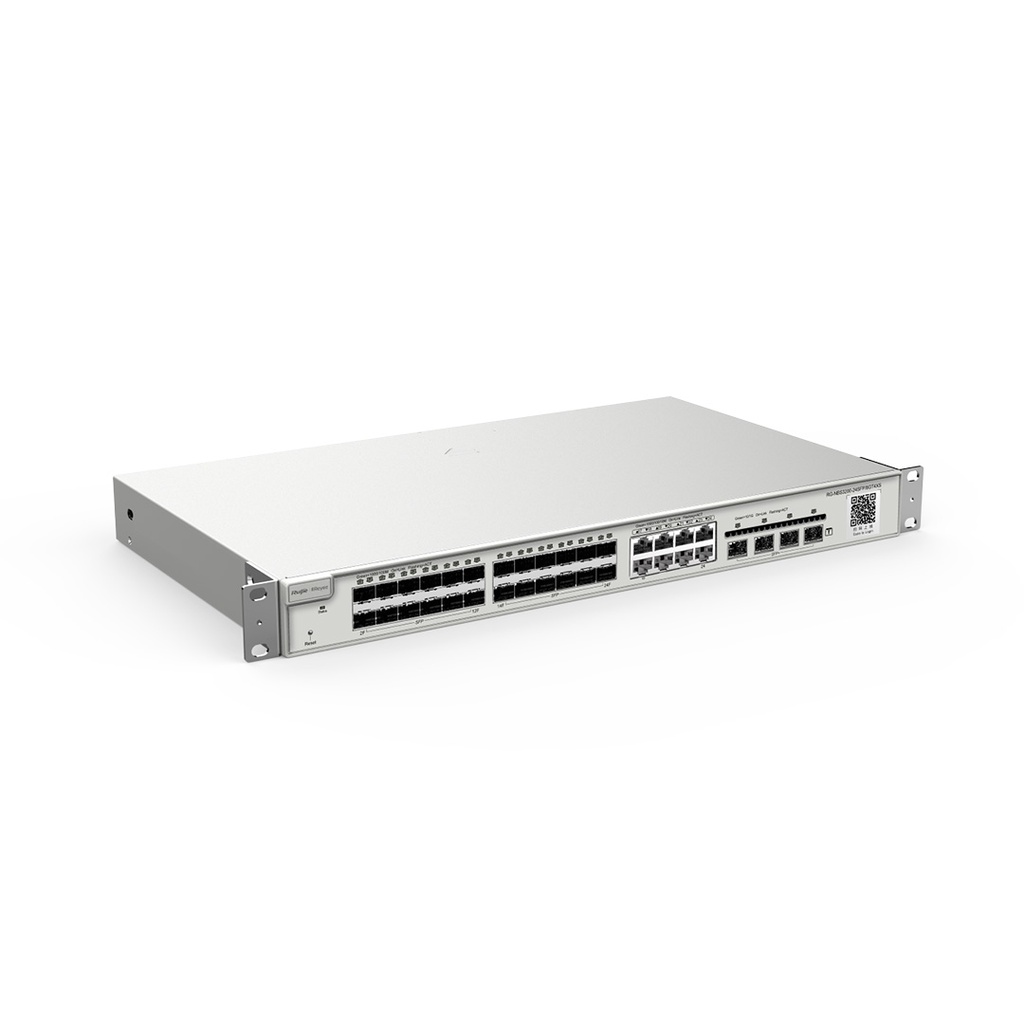 Ruijie Reyee RG-NBS3200-24SFP/8GT4XS, 24-Port Gigabit SFP with 8 combo RJ45 ports Layer 2 Managed Switch