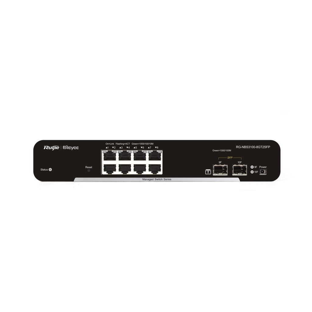 Ruijie Reyee RG-NBS3100-8GT2SFP 8-Port Gigabit with 2-Port SFP L2 Managed Switch