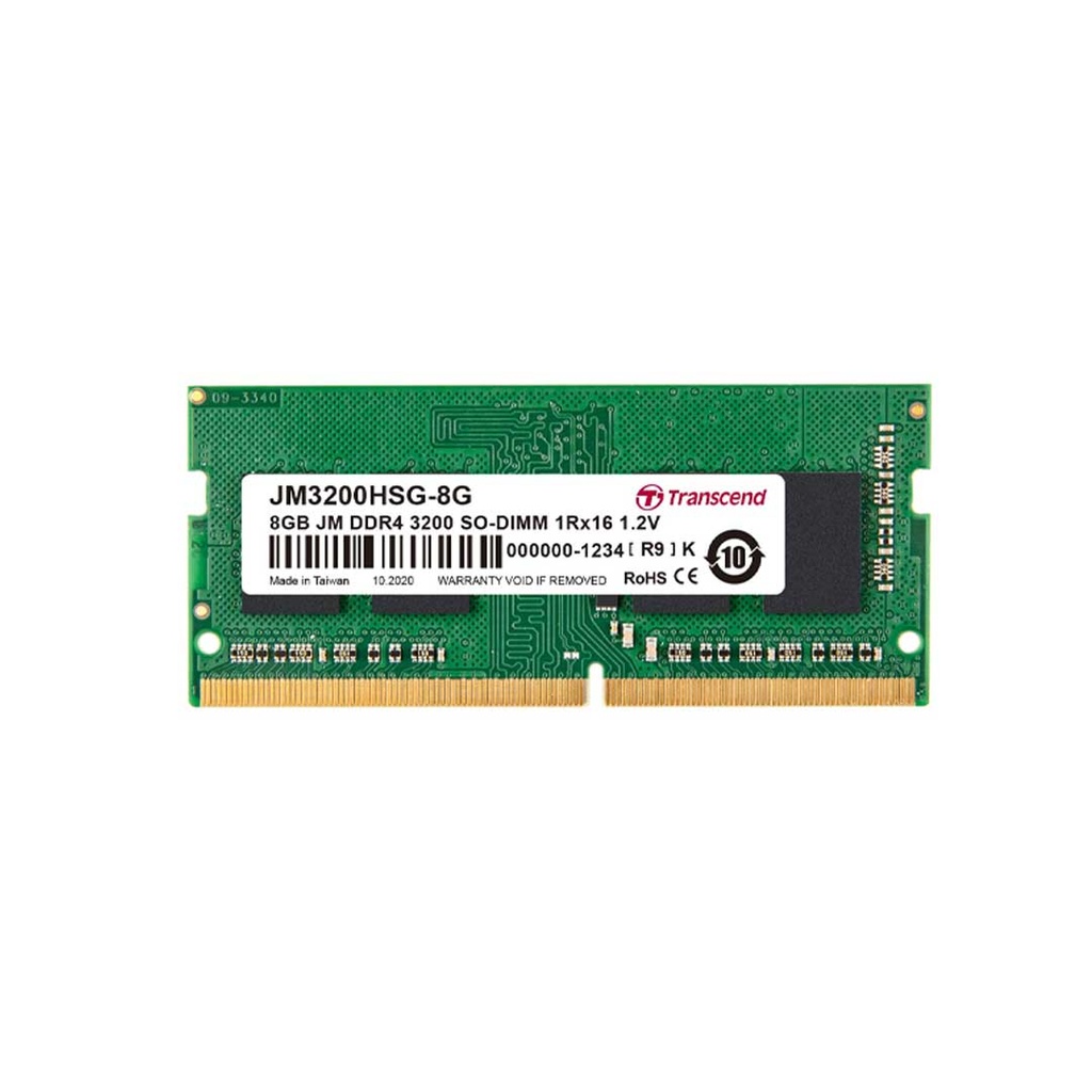 Transcend Laptop Ram 8GB DDR4 (3200Mhz)