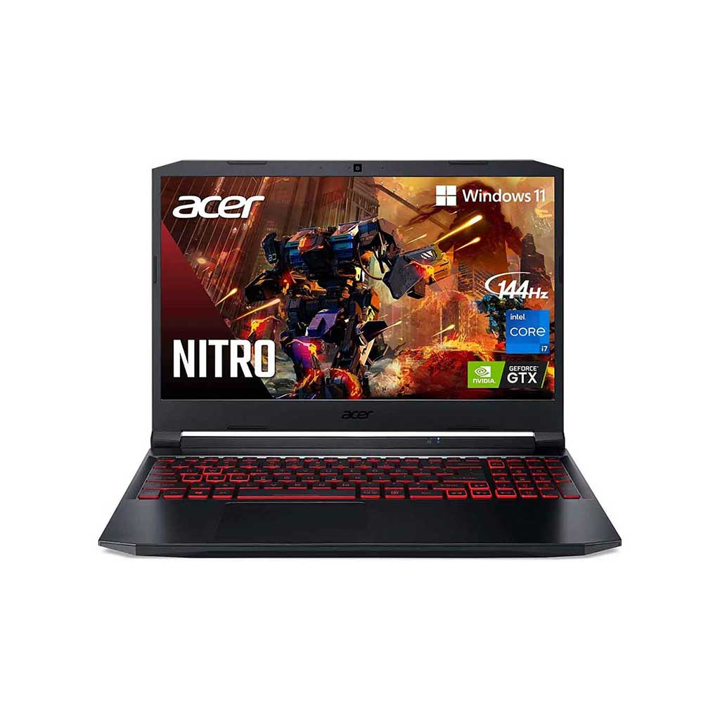 Acer Nitro 5 (AN515-55-77QE) I7/8GB/512GB SSD NVMe/6GB GDDR6 GTX 1660Ti/10th/15.6"FHD IPS144Hz Gaming Laptop