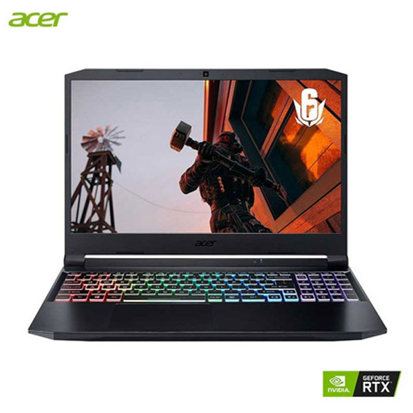 Acer Nitro 5 (AN515-45-R02P)AMD Ryzen 5 5600H/8GB RAM/512GB SSD NVMe/6GB GDDR6 RTX 3060/Windows 11 Home/15.6"FHD IPS 144Hz Gaming Laptop