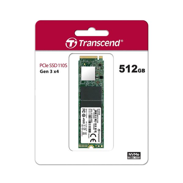 Transcend 512GB NVMe SSD (TS512GMTE110S)
