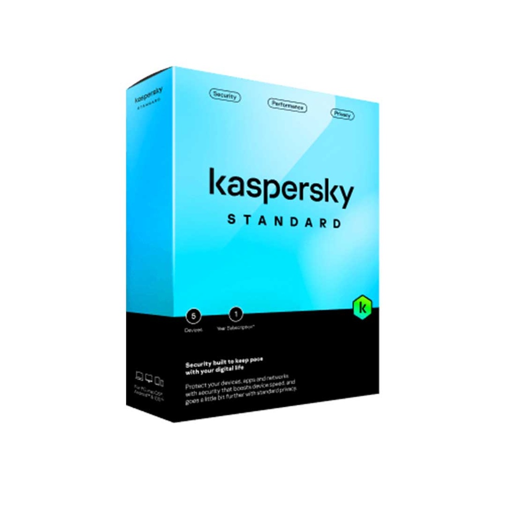 Kaspersky Standard : Enhanced Protection 2023 3 Devices | 1 Year | 1 Key