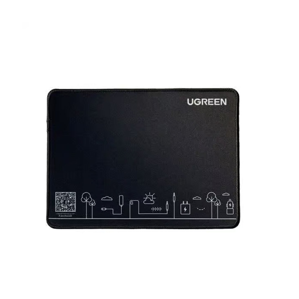 UGREEN CY016 Non-Slip Rubber Black Small Mouse Pad