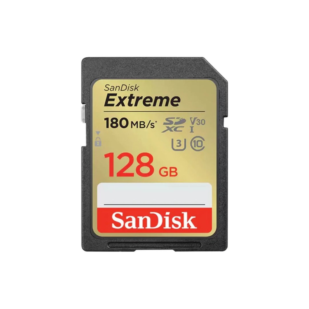 SanDisk Extreme SDXC™ UHS-I Card 4K (Up to 180MB/s)