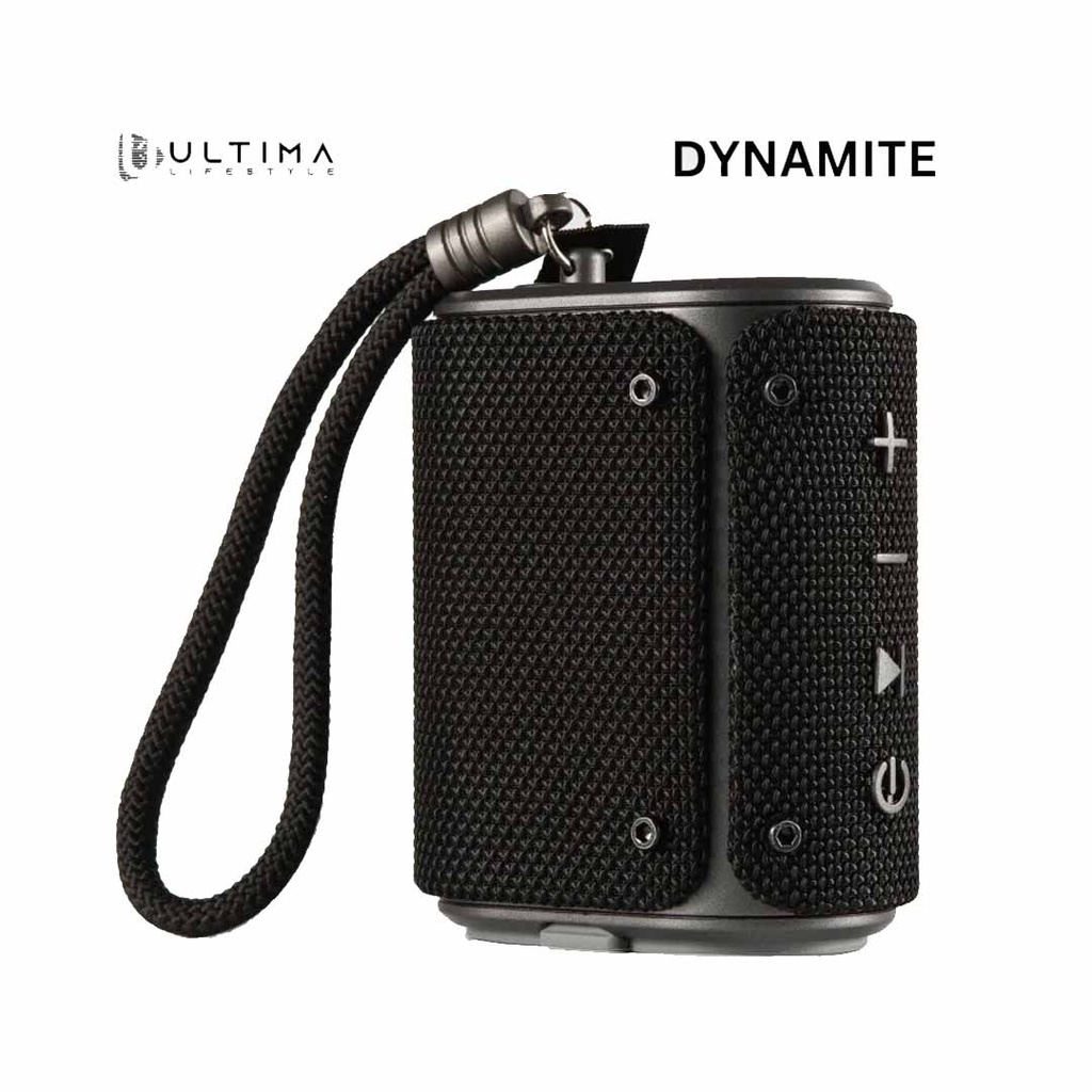 Ultima Dynamite 5W Bluetooth Speaker With 11Hrs Playtime | Powerful Bass | Rugged Built | IPX6 Water & Shock Resistant Portable Bluetooth Speaker