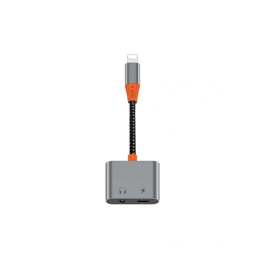 WiWU Lightning to Lightning & 3.5 Audio Converter (LT07)