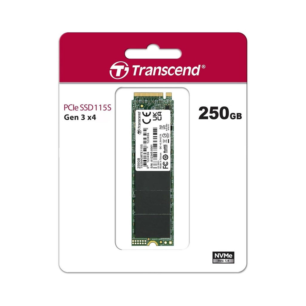 Transcend 250GB NVMe SSD