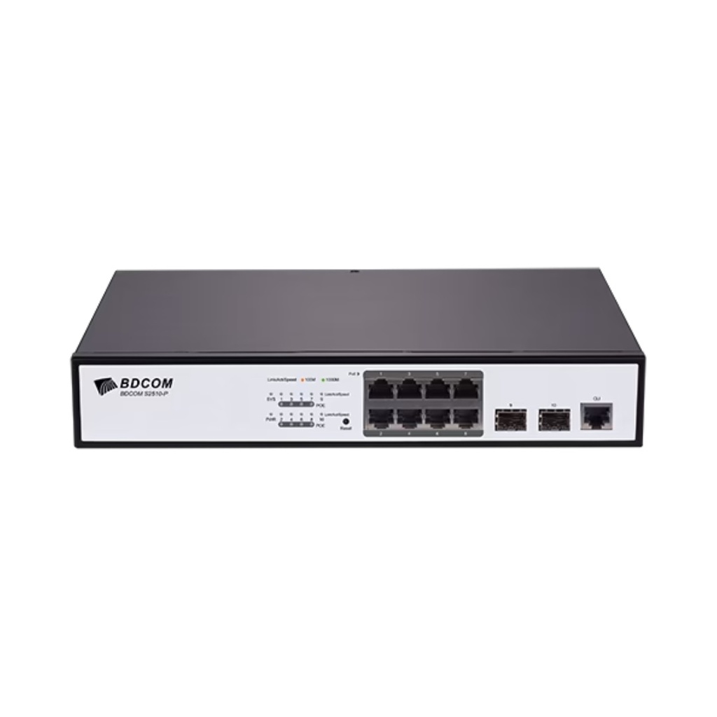 BDCOM S2510-P 8 port Gigabit PoE Switch