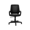 Modulus S 805-1211 Que Series Medium Mesh Back Fixed Arms Revolving Chair