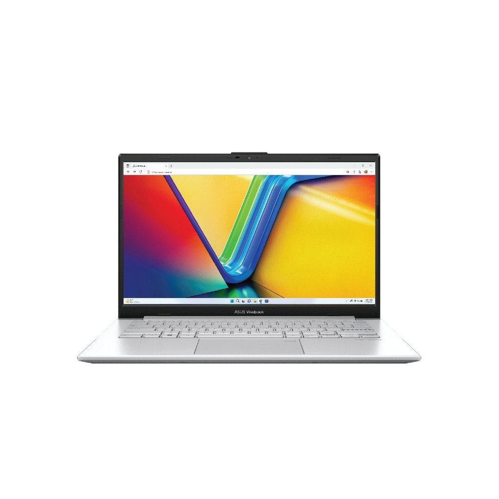 Asus Vivobook Go14 E1404FA-NK003W Ryzen 3 7320U | 8 GB RAM | 512 GB NVMe SSD | AMD Radeon Graphics | 14" FHD Display  | Touch NumberPad | Genuine Win 11 | Silver | 2 years int'l Warranty