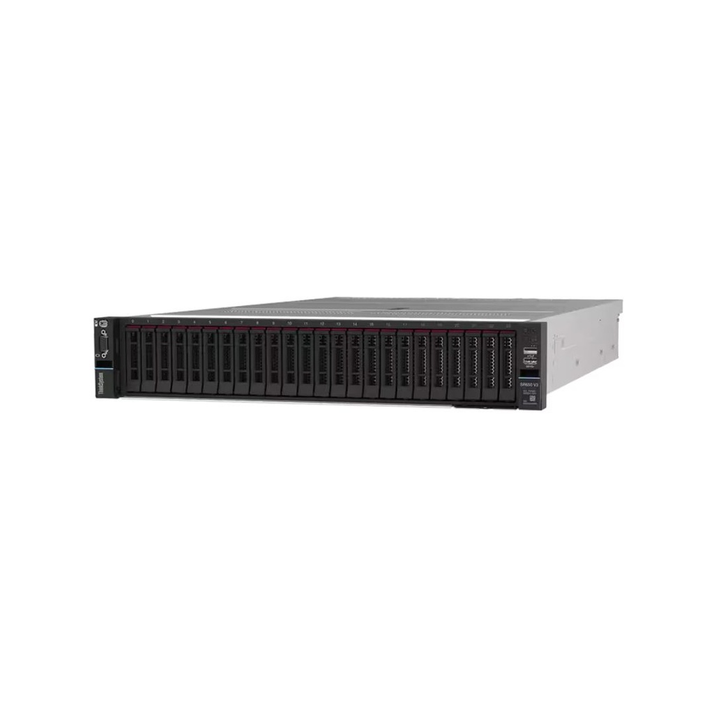 Lenovo Think System Sever SR650 V3 2 X Intel XEON Gold 6548Y+ 32C, 3 X 1.92TB NVME SSD, 4 X 64GB TRUDDR5 5600MHZ 2RX 4, RAID 940-8I 8GB, 1 X BROADCOM 57454 10GBASE-T 4 PORT OCP, 2 X 1100W
