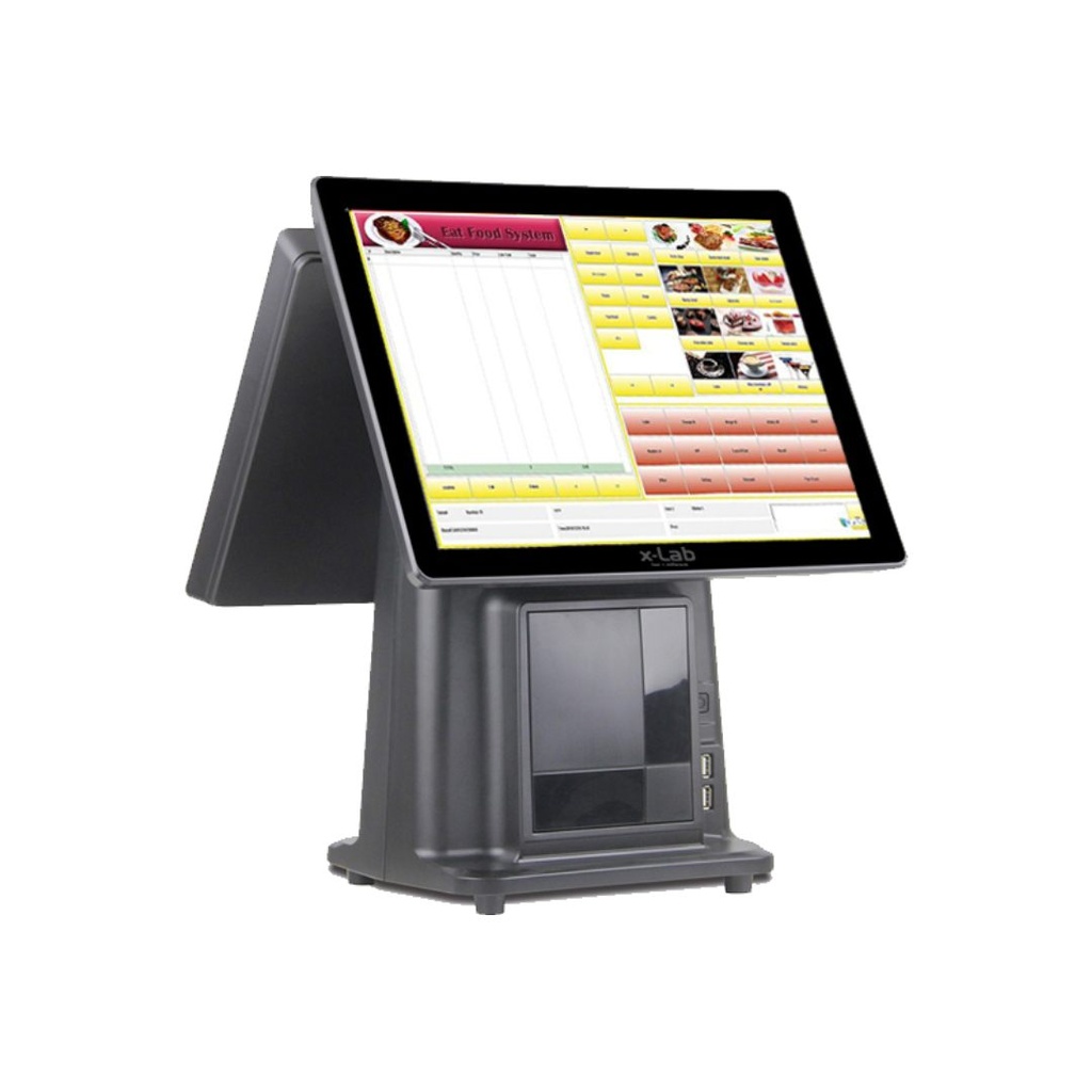 xLab POS Terminal XL-PT15, 15" LCD Touch Screen, i5, Black