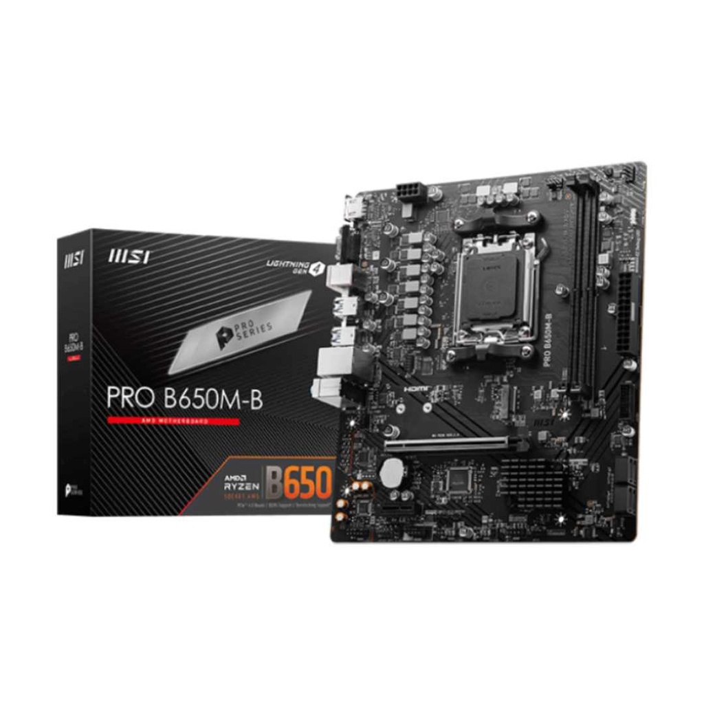 MSI PRO B650M-B Gen4 Gaming AMD Motherboard