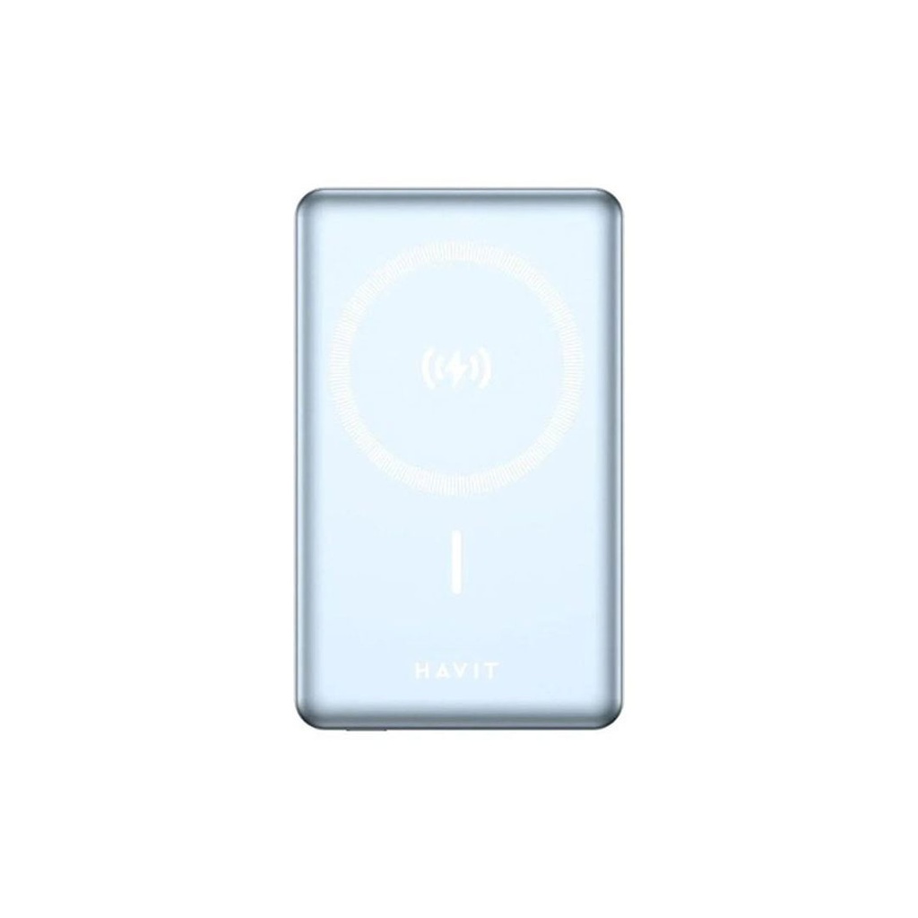 Havit PB5219 10000mAh 3 in 1 Magnetic Wireless Power Bank with Watch & Earbuds Charger