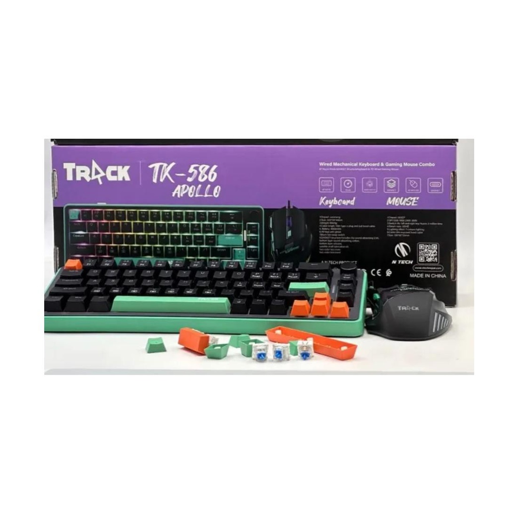 Track TK-586 Mechanical Gaming Keyboard Mouse Combo