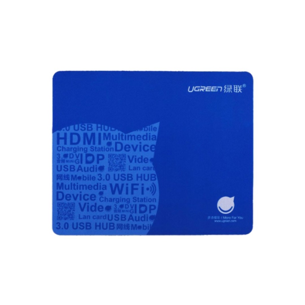 UGREEN LP126 Non-Slip Rubber Mouse Pad Small (Blue)