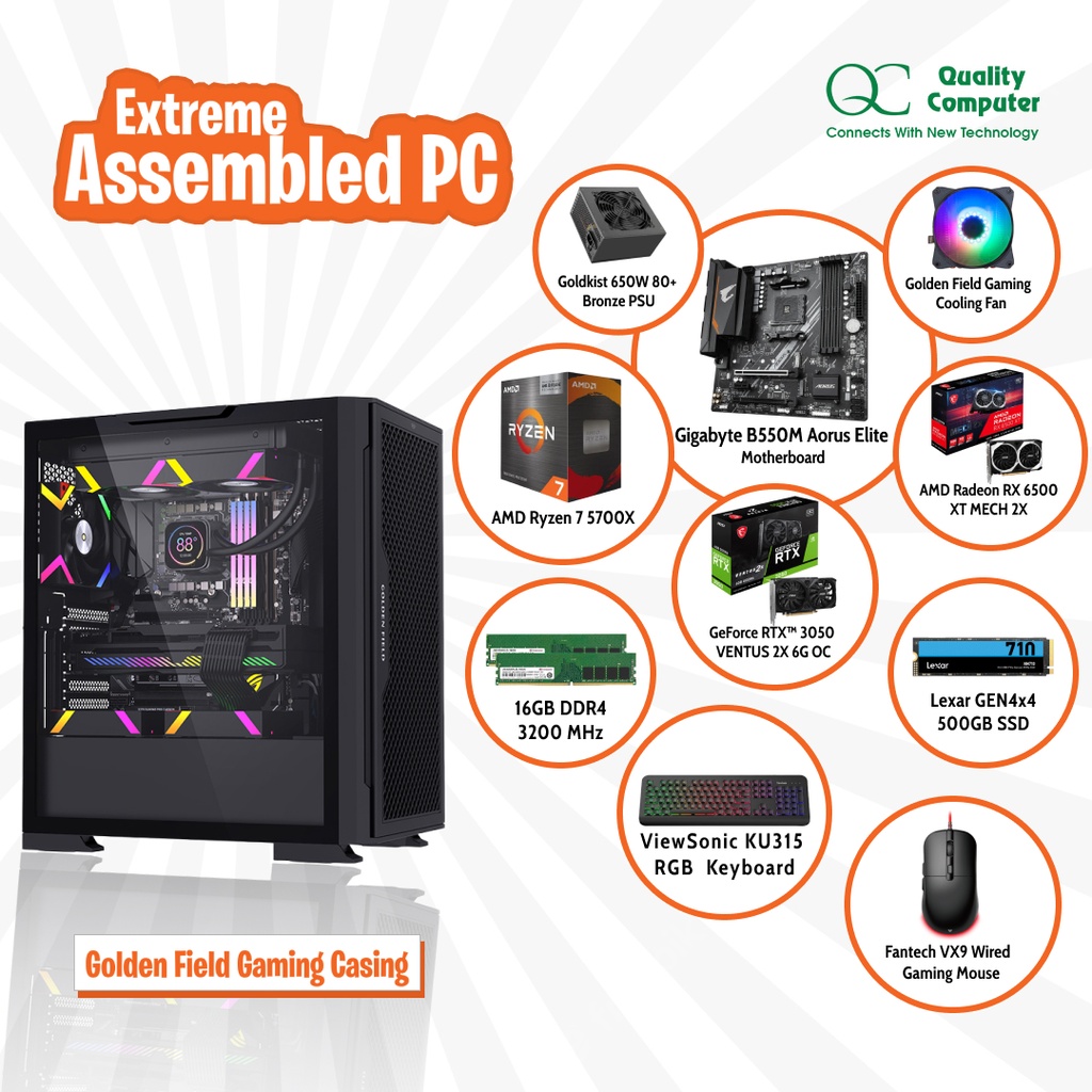 Assembled PC - Mid End Ryzen