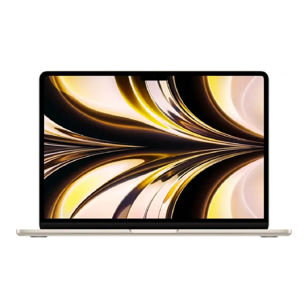 Apple MacBook Air M2 13-Inch | 8-Core CPU | 8-Core GPU | 16GB Unified Memory | 256GB SSD | Starlight l 2-Years Authorized Warranty & 1-Year Breakage Insurance