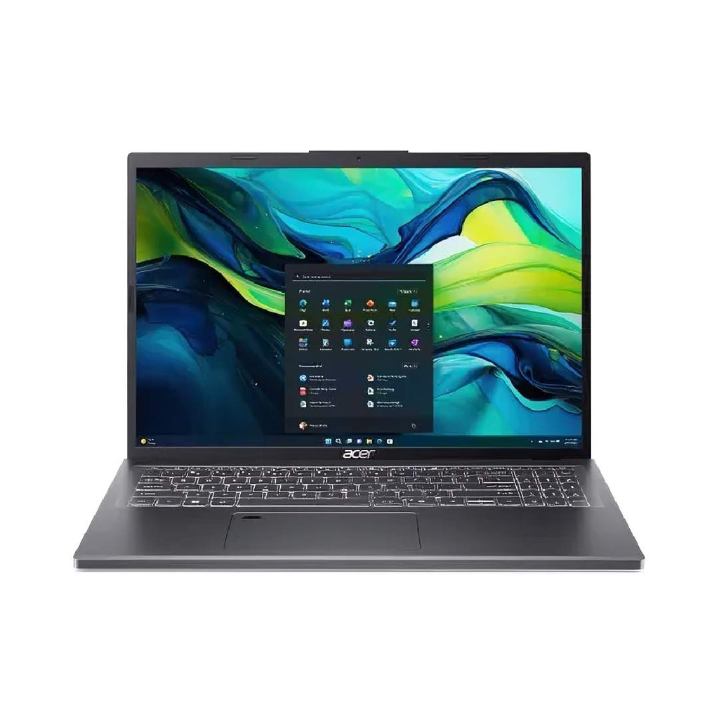 Acer Aspire 16 (A16-51GM-74UU) Intel® Core 7 -150U | 14th Gen | 16GB RAM | 512GB SSD | RTX 2050 4GB GDDR6 Graphics | 16" WUXGA IPS Display | Backlit Keyboard | Windows 11 | Steel Gray | 2 Years Warranty