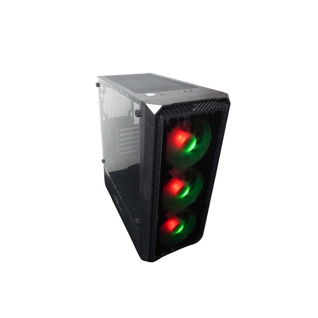 Frontech PHANTOM FT-4344 Gaming Casing (Black) with Power Supply