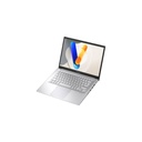Asus Vivobook 14 X1405VA-LY726W-NP i5-13420H | 8GB RAM | 512GB SSD | Intel UHD Graphics | 13th Gen | 14" WUXGA IPS Display | Windows 11 | Backlit Keyboard | Fingerprint | Backpack | Mouse | Silver | 2 Years int'l Warranty | 1-year Perfect Warranty