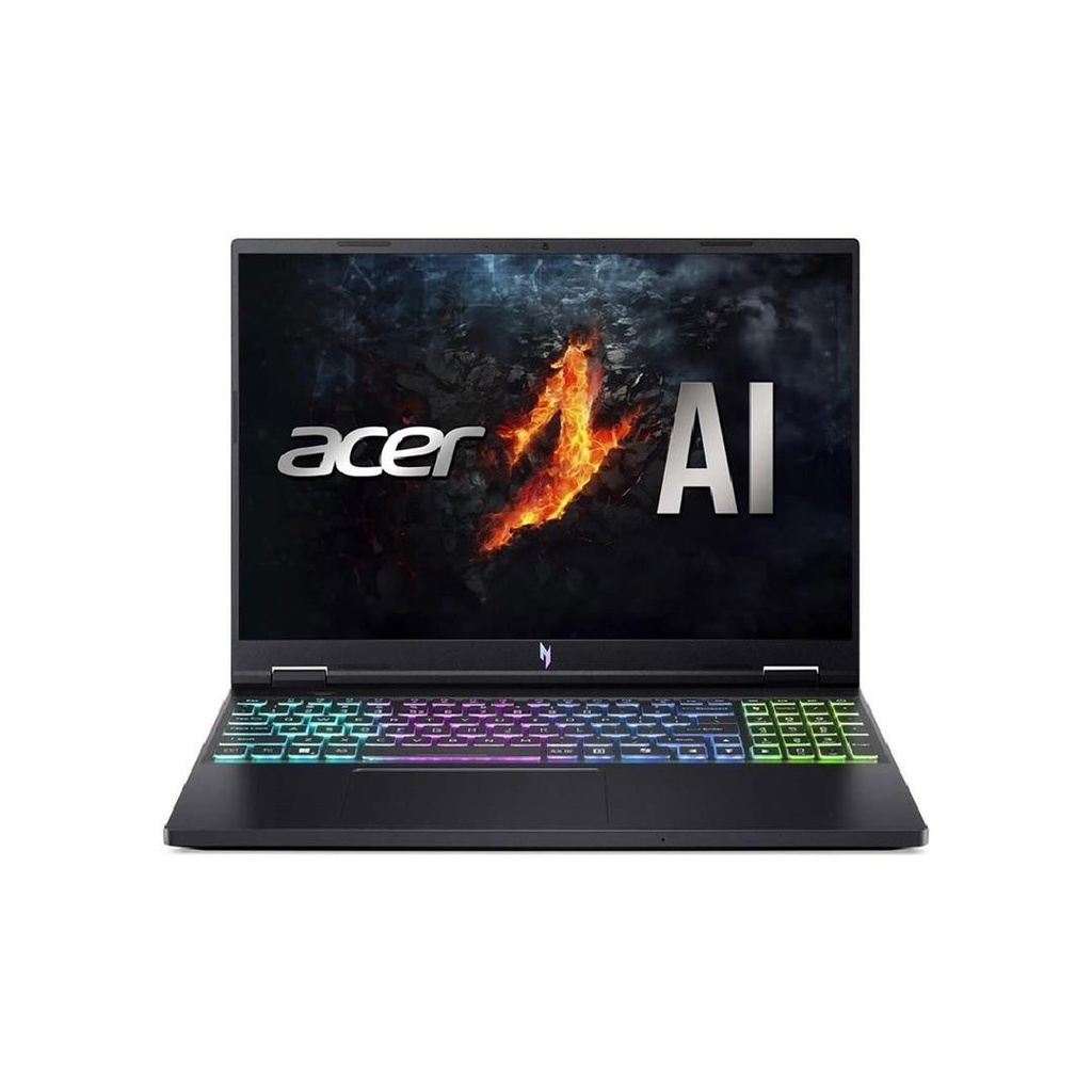 Acer Nitro 16 (AN16-43-R9VV) AMD Ryzen 7 8845HS | 16GB RAM | 512GB SSD | 8GB GDDR6 RTX 4060 Graphics | 16" WQXGA IPS 180Hz Display | Windows 11 Gaming Laptop | Obsidian Black | 2 Years Warranty