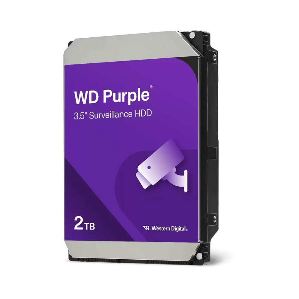 WD 2TB Purple HDD Surveillance Internal WD20PURZ (B)