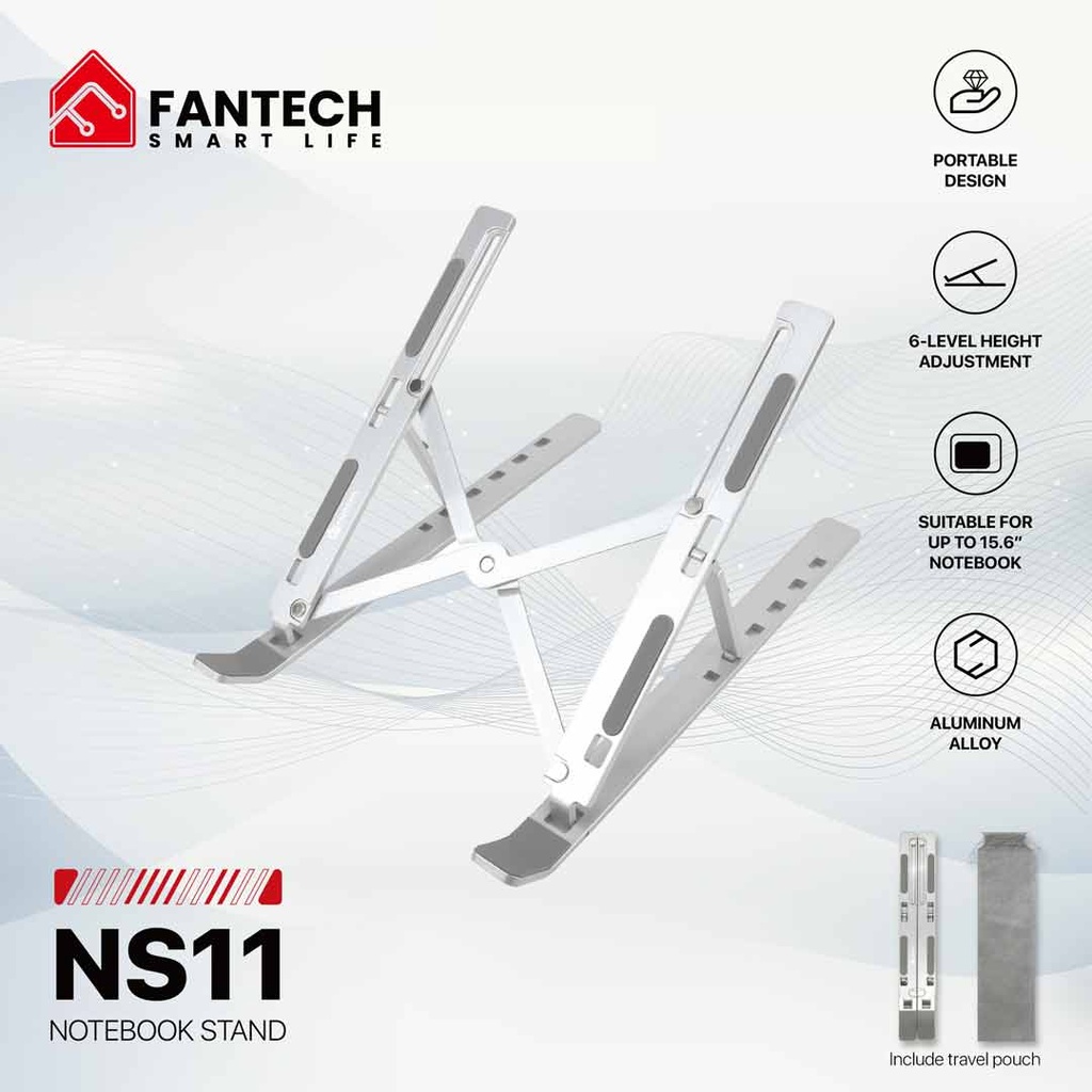 Fantech NS11 Notebook Laptop Stand Aluminum Alloy