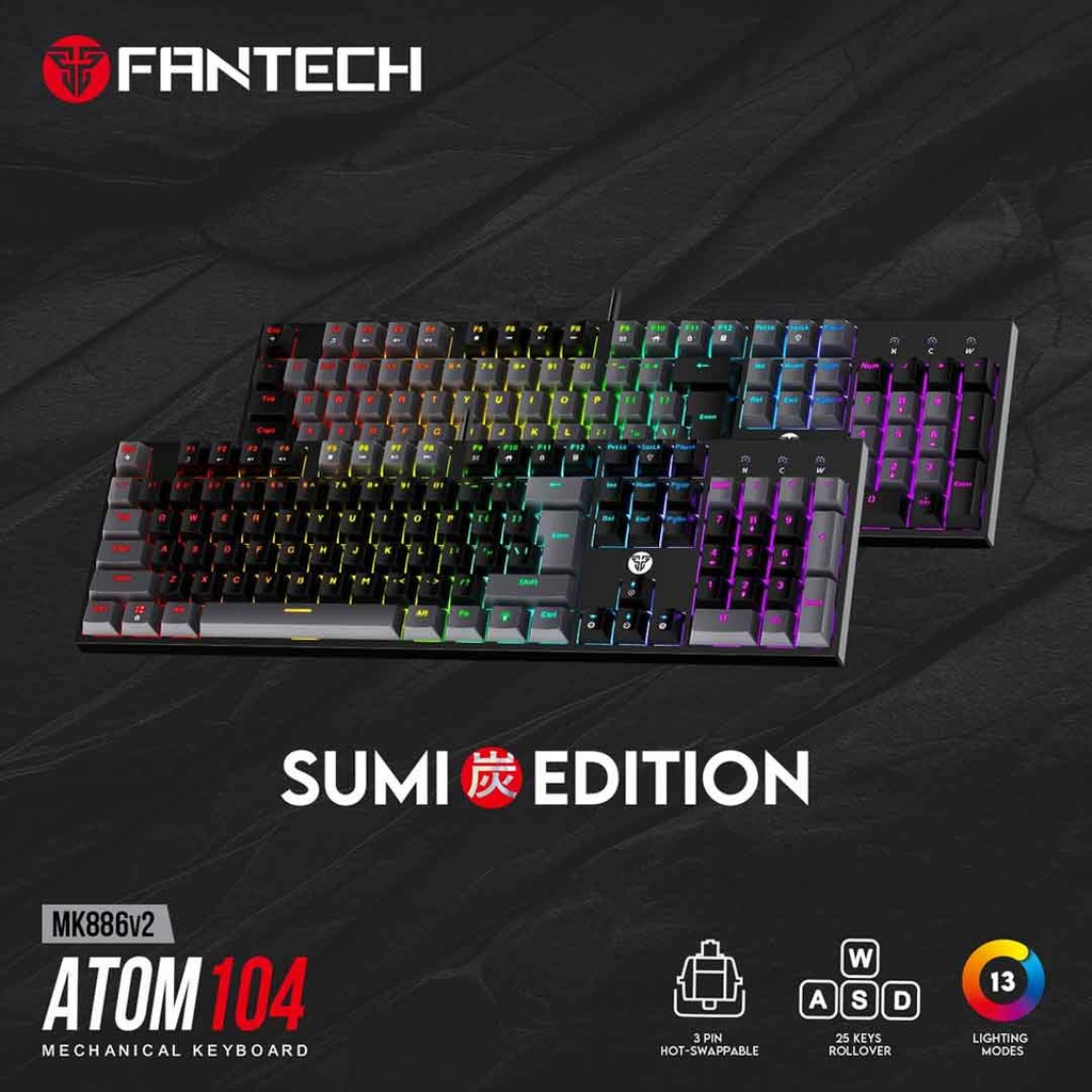 Fantech ATOM 104 MK886 V2 Mechanical Keyboard