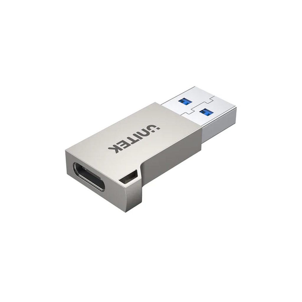 UNITEK A1034NI USB-A to USB-C Ultra-Tiny Zinc Adapter