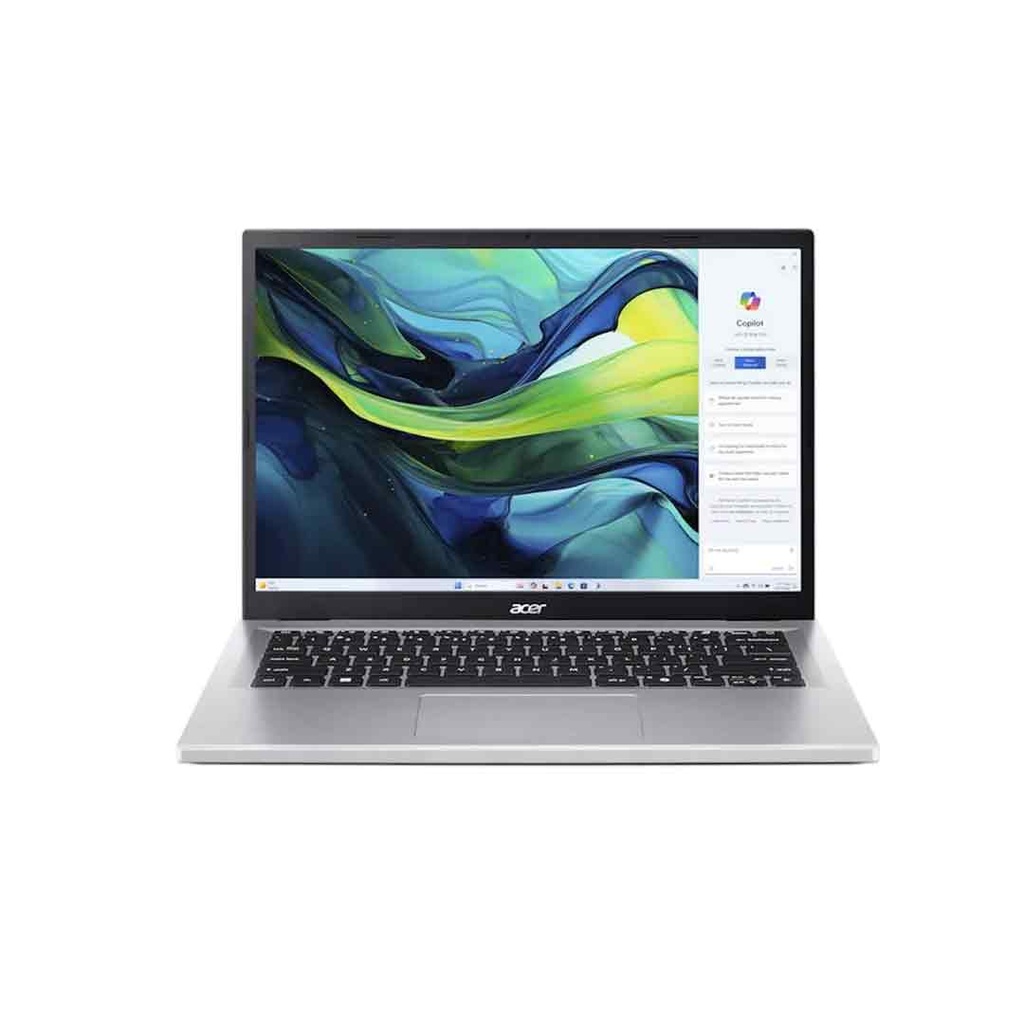 Acer Aspire Go 14 (AG14-71P-791E) i7-13620H | 16GB RAM | 512GB SSD | Intel UHD Graphics | 13th Gen | 14″ WUXGA IPS Display | Windows 11 | Pure Silver | 2 Years Warranty