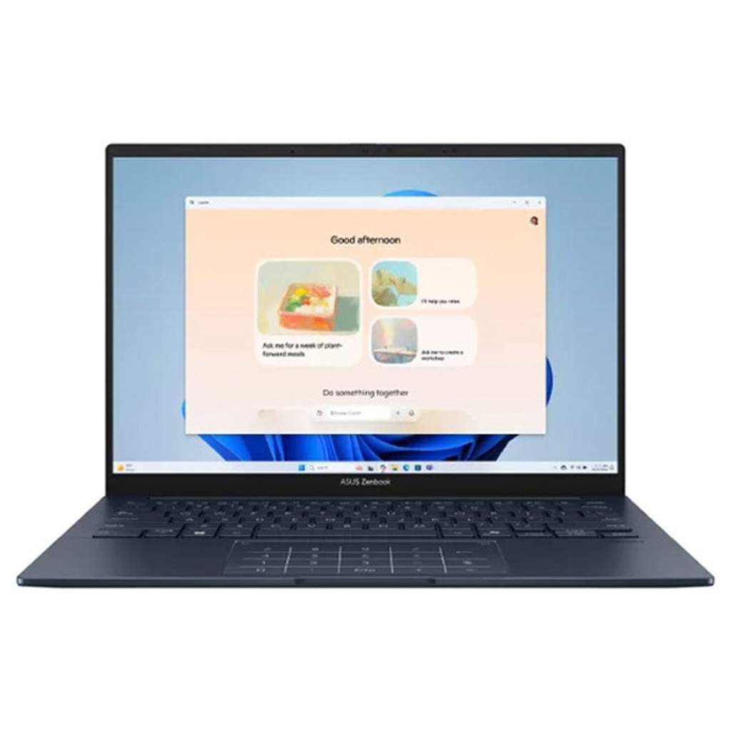 Asus Zenbook 14 UX3405CA-PZ593W-NP Ultra 7-255H | 16GB RAM | 512GB SSD | Intel Arc Graphics | 14" 3K OLED Touch 120Hz Display | Windows 11 | Backlit Keyboard | Ponder Blue | 2 Years int'l Warranty | 1-year Perfect Warranty