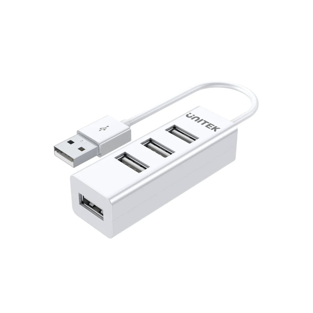 UNITEK Y-2146 4 Ports USB 2.0 Hub in White