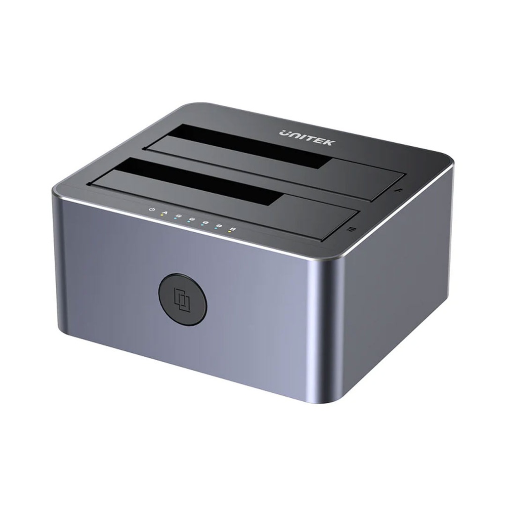 UNITEK Y-3026GY USB 3.0 to Dual Bay 2.5" & 3.5" SATA Docking Stationtion