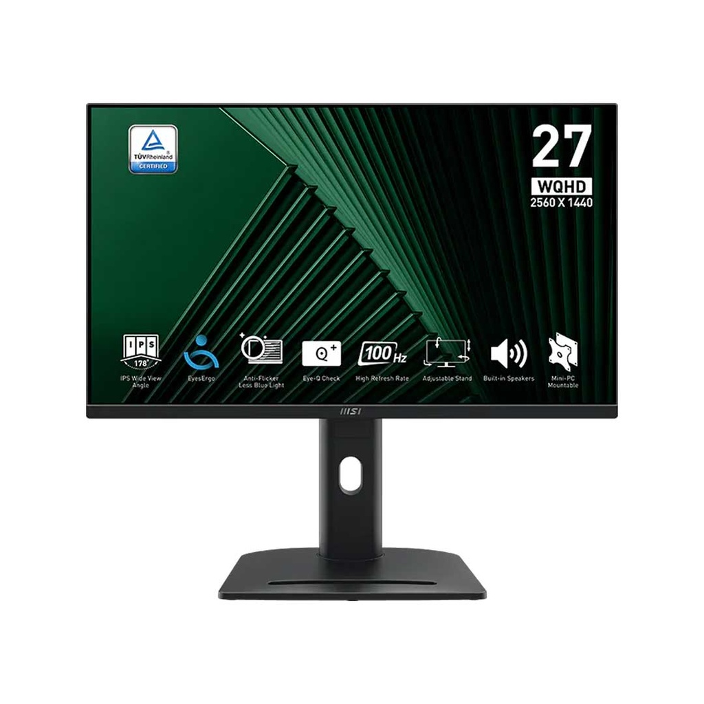 MSI Pro MP275QPG 27" QHD 100Hz Business & Productivity Monitor