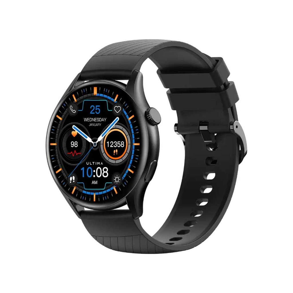 Ultima Circle With 1.43" AMOLED Display, Bluetooth Calling Smartwatch, IP68 Waterproof, Always On Display with Zinc Alloy Sleek & Stylish Smart Watch