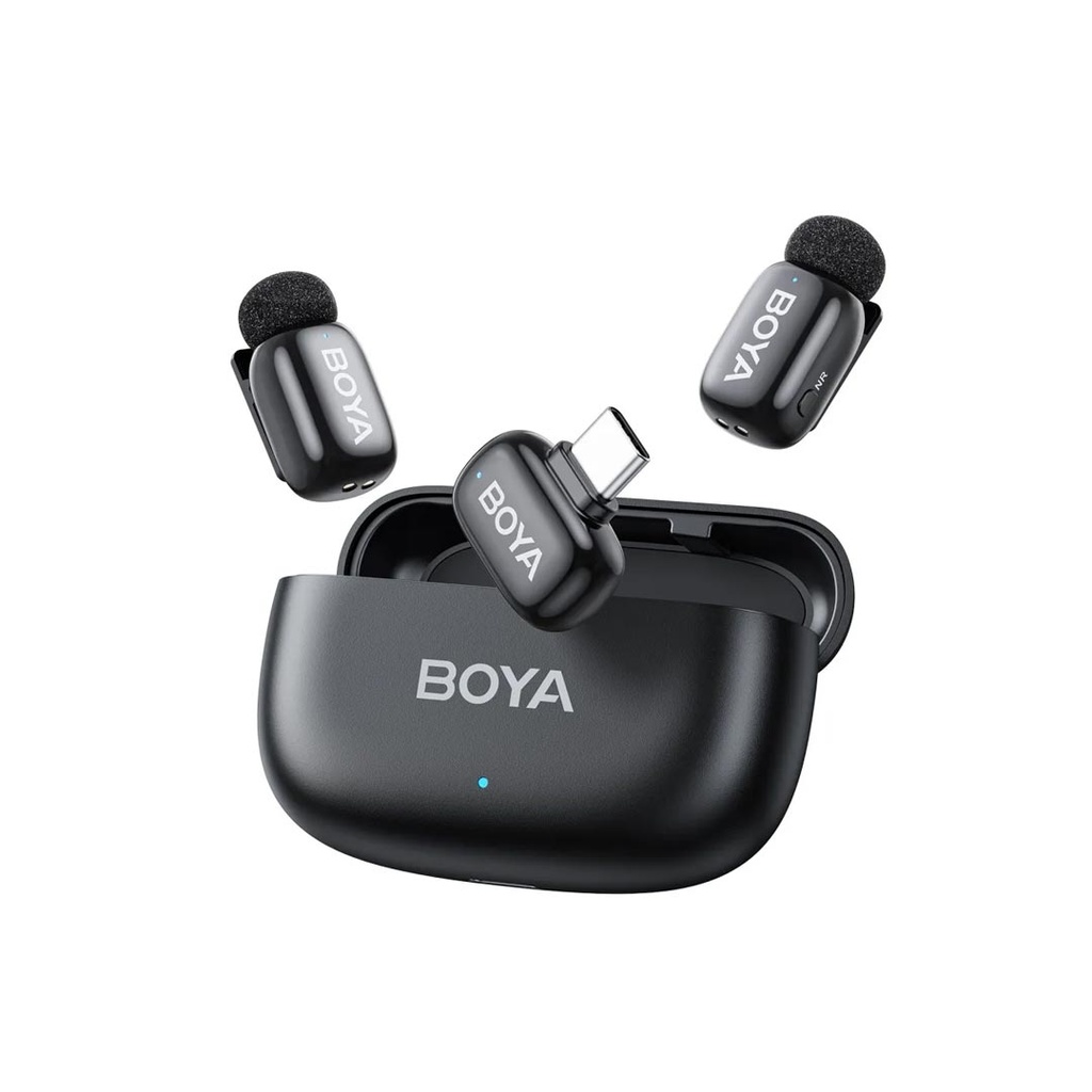 BOYA mini 2-02 Dual 2.4 GHz Type-C Ultra-Mini Wireless Microphone