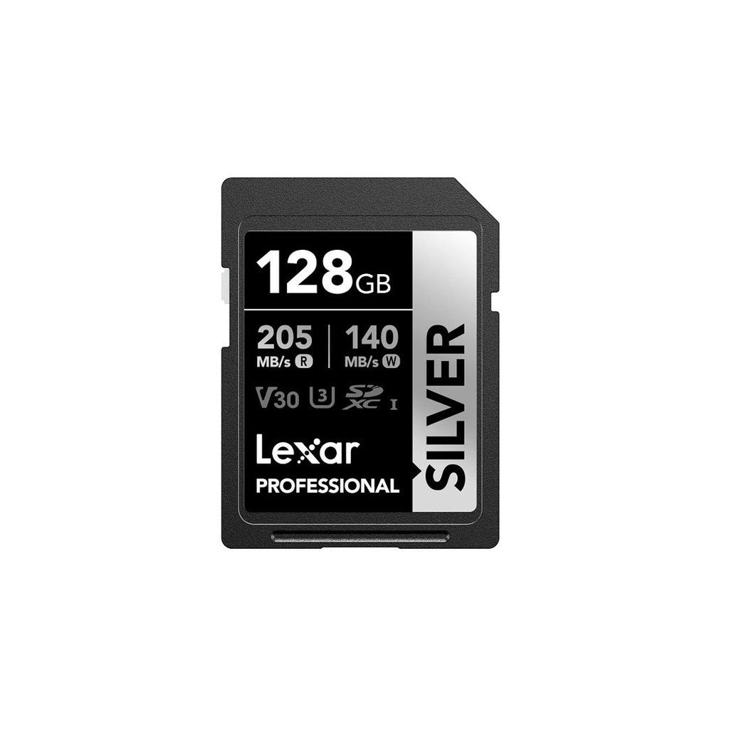 Lexar Silver 128gb Micro SDXC UHS-I Flash V30 205MB/s Memory Card