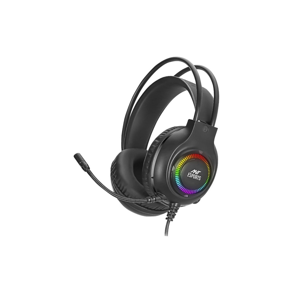 Ant Esports H580 Pro LED Gaming Black Headphone