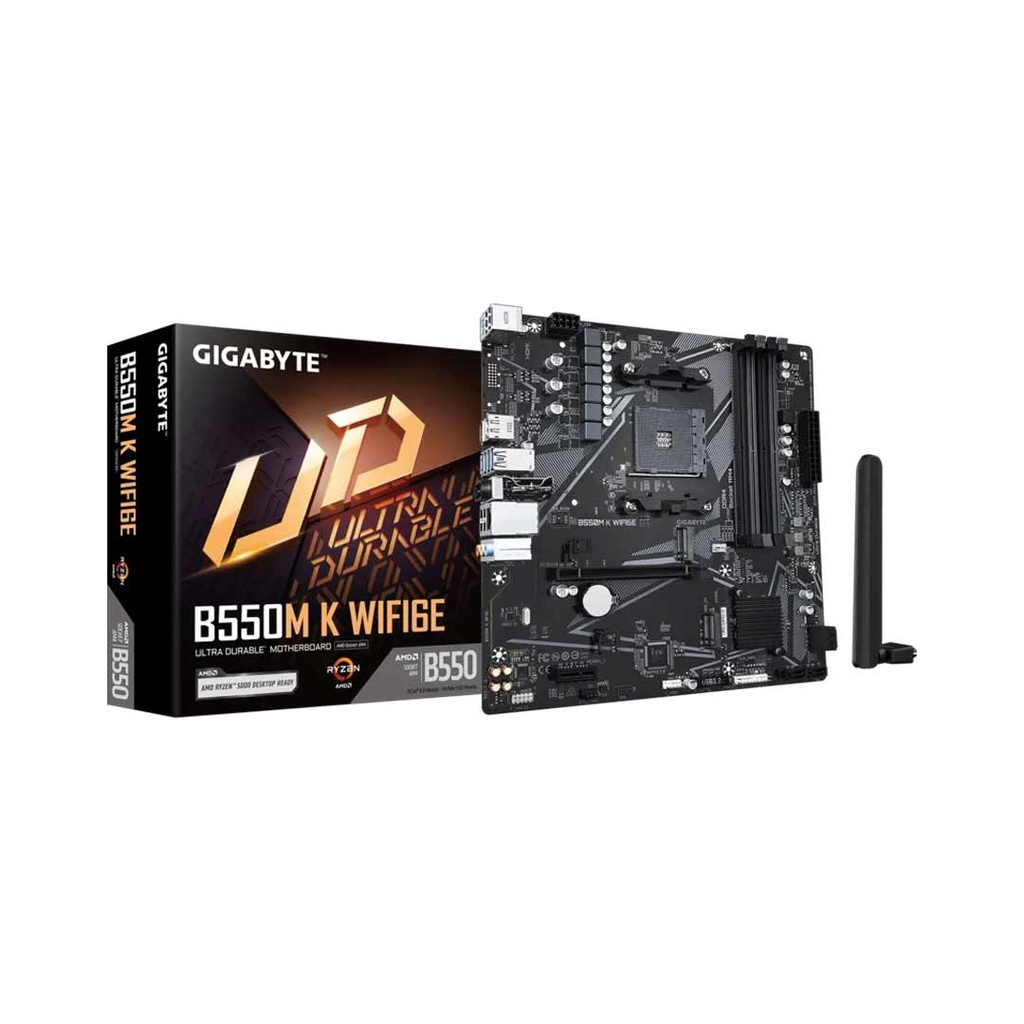 Gigabyte B550M K WIFI6E Gaming AMD Motherboard