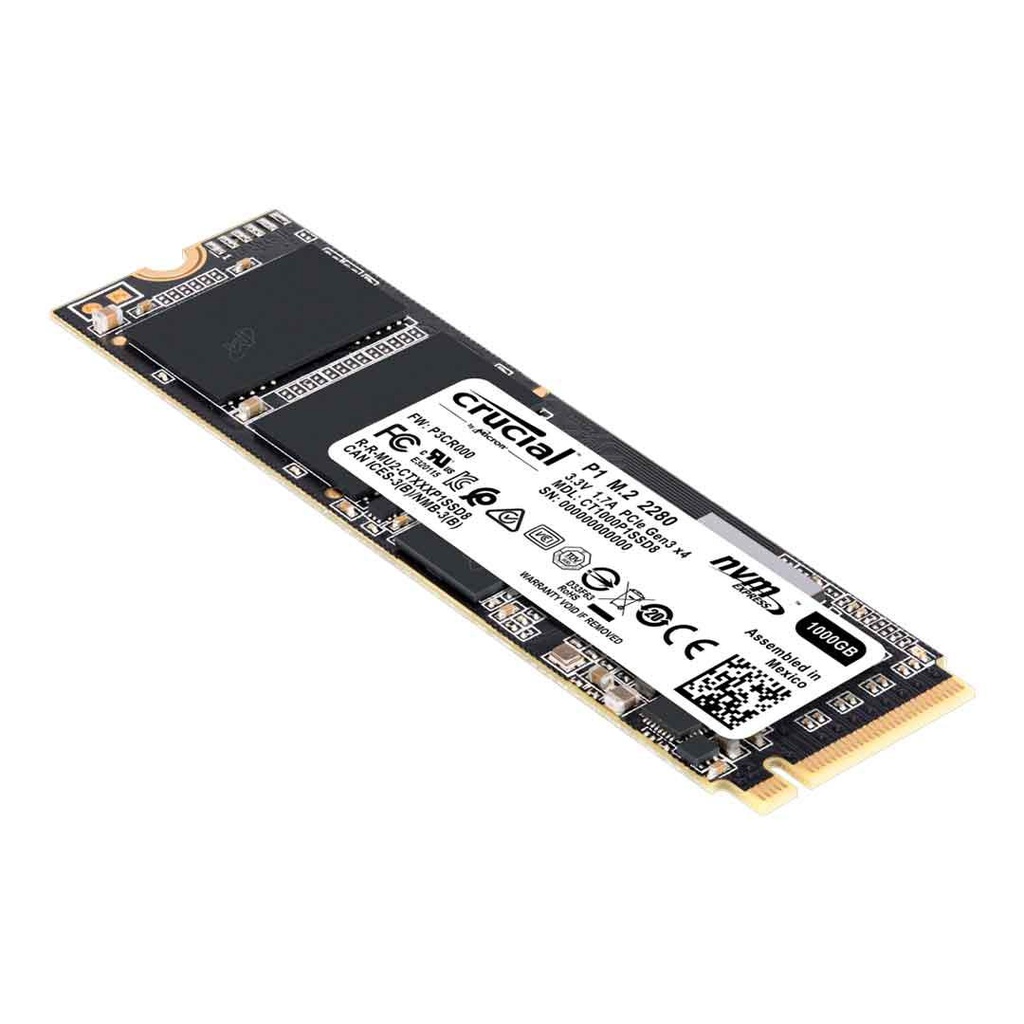 Crucial NVMe M.2 SSD P1 500GB 新品 crucial（クルーシャル） 500GB NVMe PCIe M.2 SSD P1シリーズ